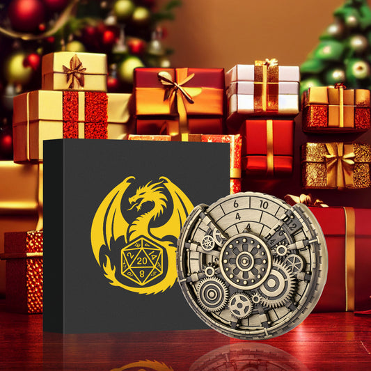 Metal TTRPG Spinning Dice Wheel
